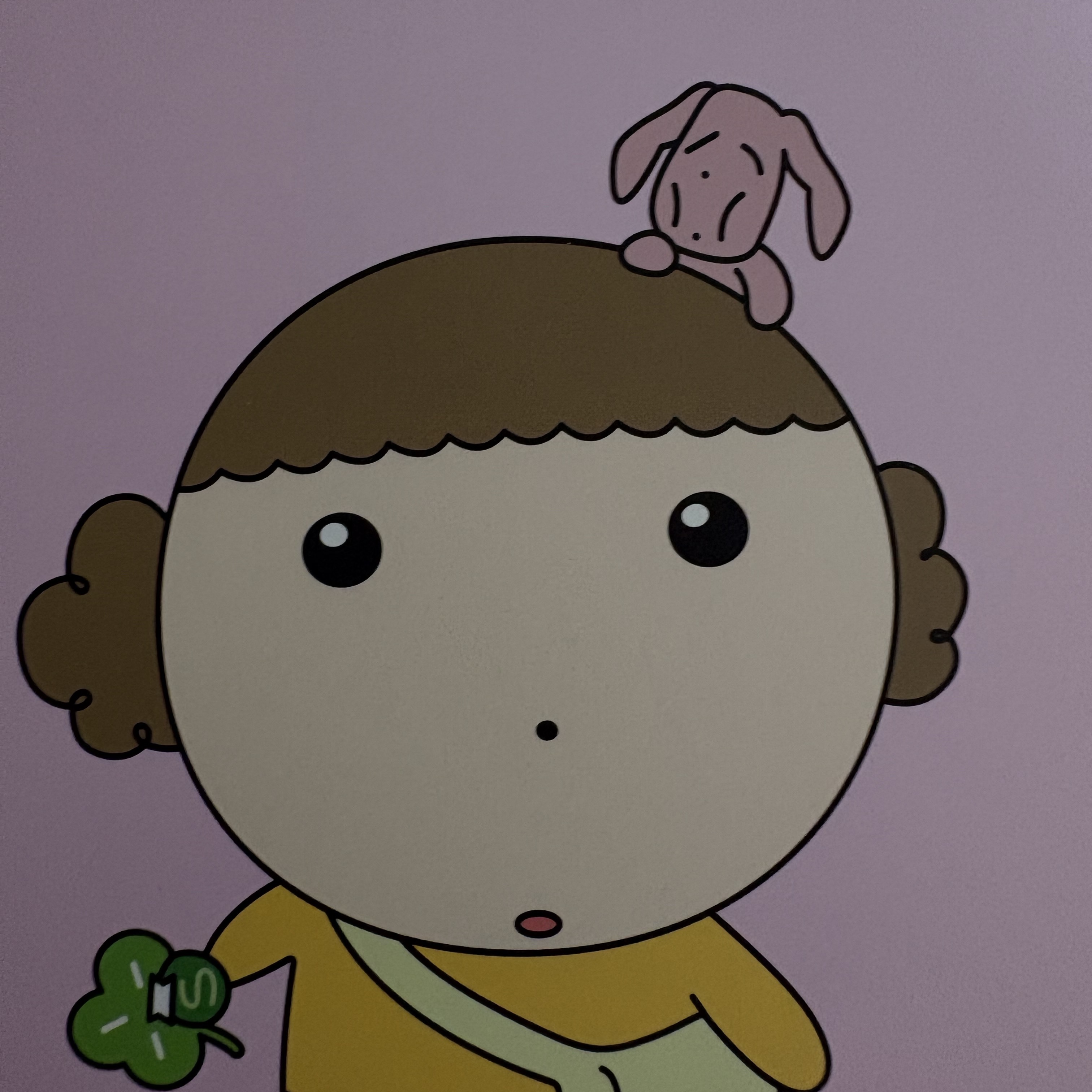 Maru is a Puppy B5 Notebook Clovermaru 착용 스타일