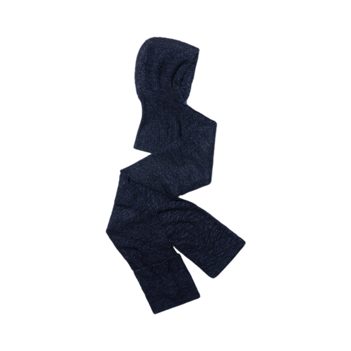 (W) 파르티멘토 후드 포켓 니트 머플러 네이비((W) Partimento Hooded Pocket Knit Muffler Navy)