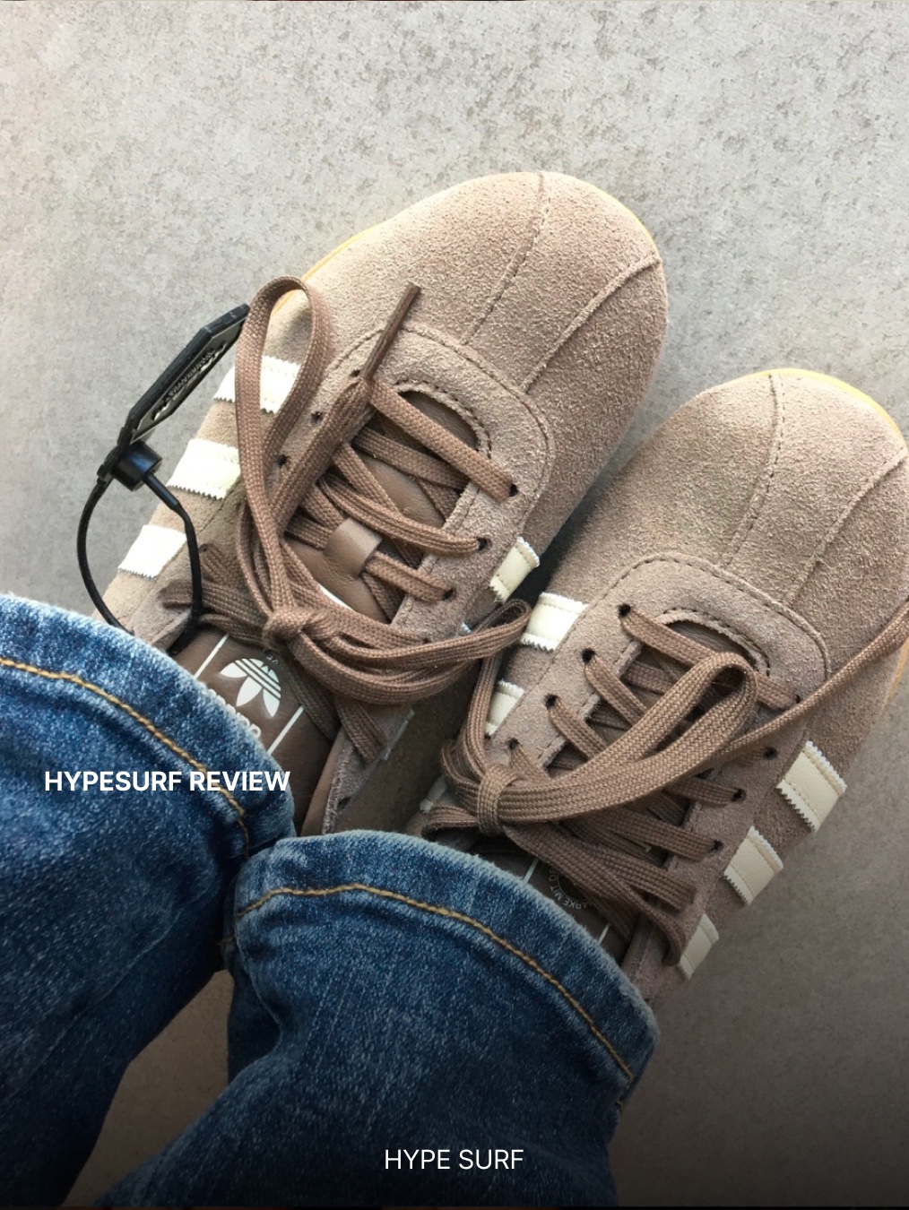(W) Adidas Tokyo Earth Strata Off White 착용 스타일 - 3