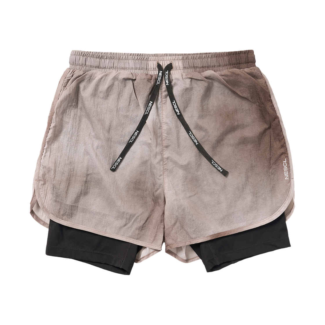 네거티브 스플릿 클럽 제로쉘 타이다잉 2in1 팬츠 브라운(negative split club ZeroShell Tie-Dyeing 2in1 Pants Brown)