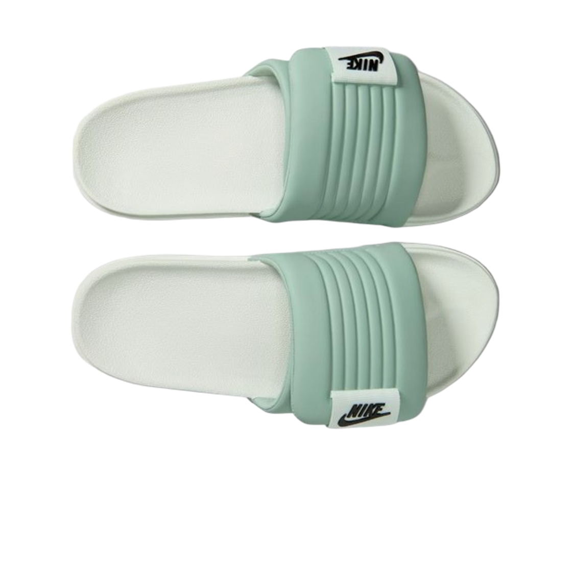 (W) 나이키 오프코트 어드저스트 슬라이드 베얼리 그린 스팀((W) Nike Offcourt Adjust Slide Barely Green Steam) - 2
