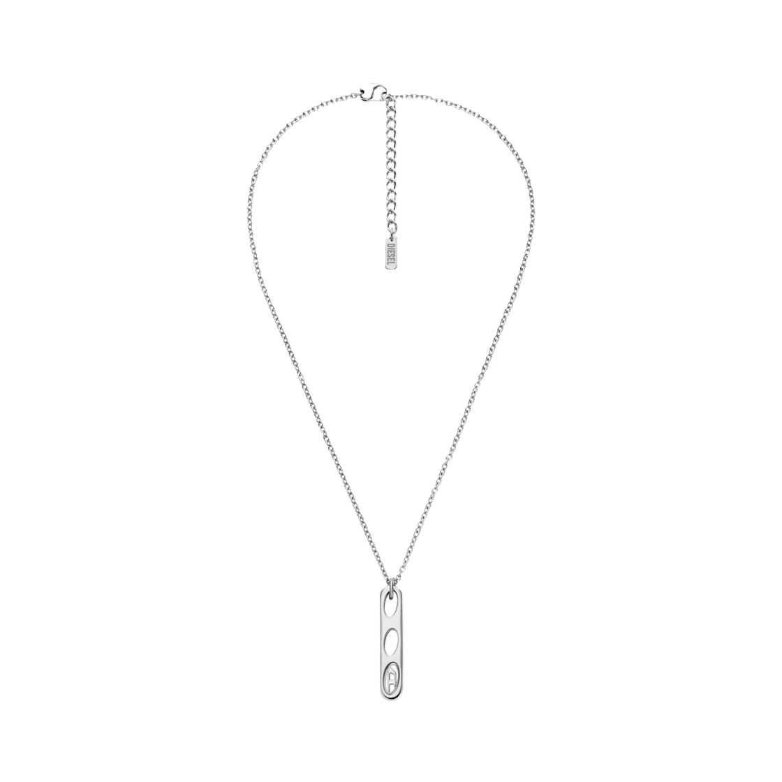 DX166200DJW Diesel Dx166200DJW Stainless Steel Pendant Necklace Silver