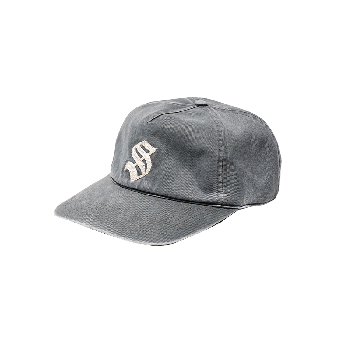 선데이세레머니 올드 잉글리쉬 빈티지 로고 캡 - 그레이쉬 블루(Sunday Ceremony Old English Vintage Logo Cap - Grayish Blue)