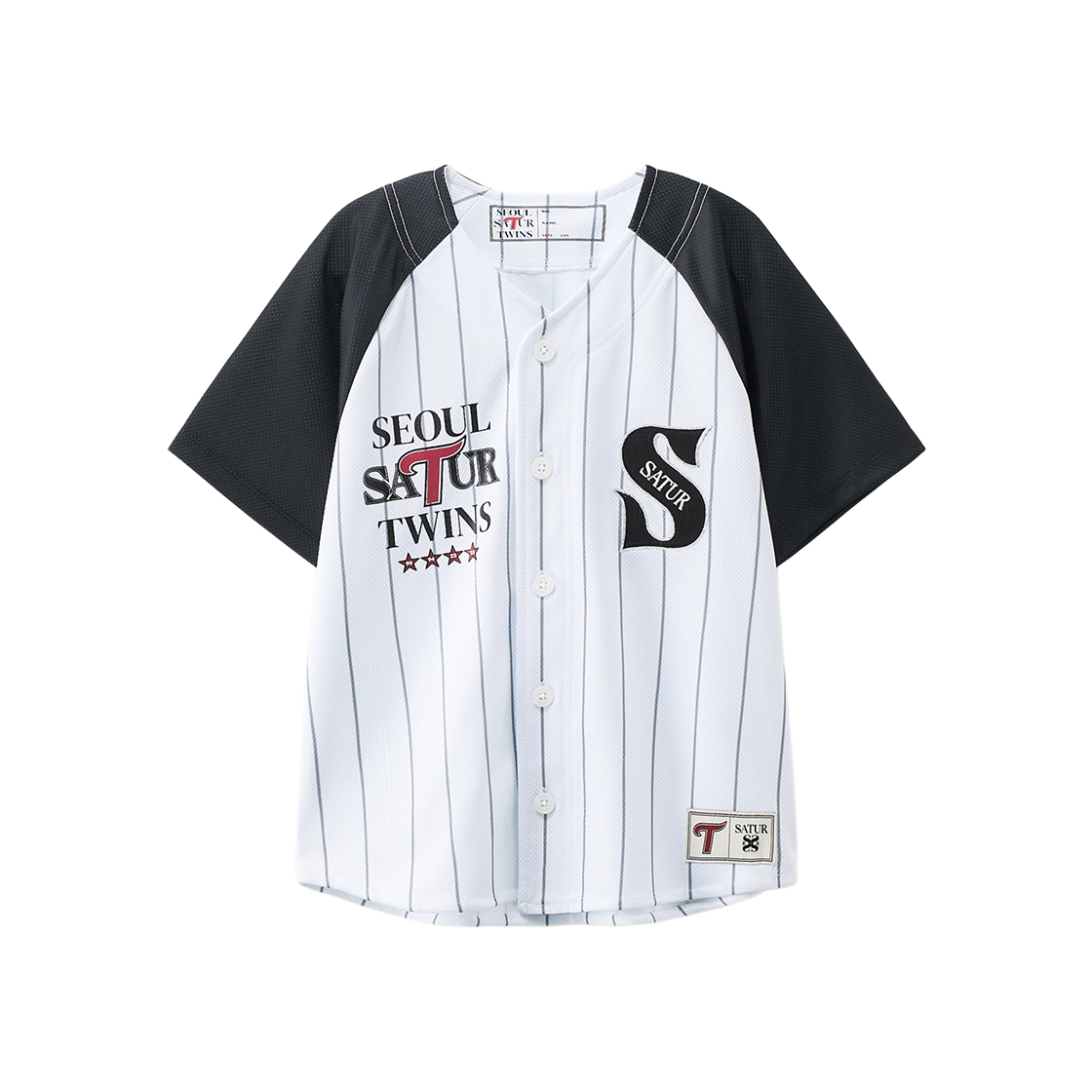 세터 X LG트윈스 키즈 져지 유니폼 블랙(SATUR X LG TWINS K Jersey Uniform Black)