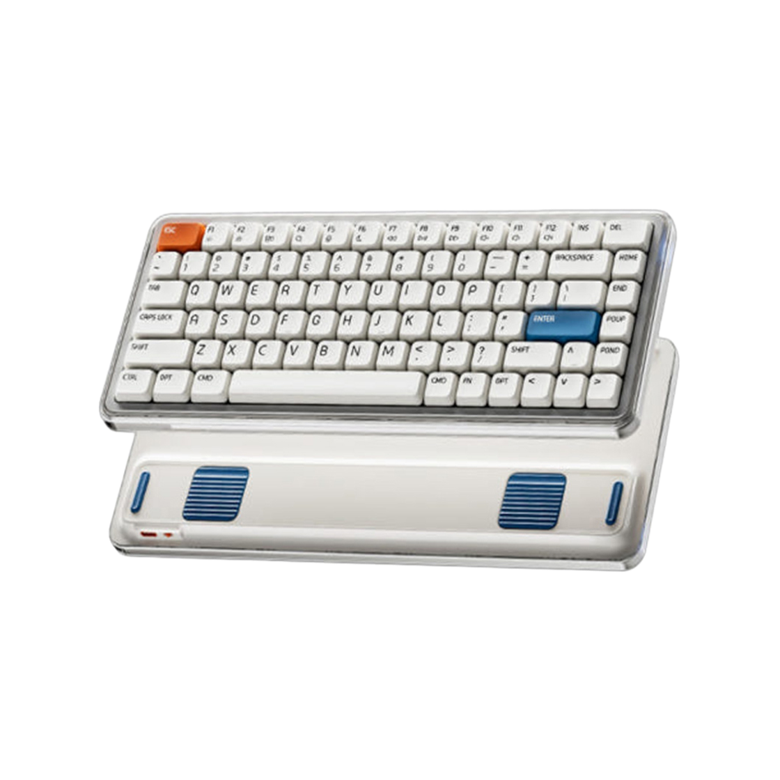멜긱 O2 오투키보드 투명한 맥 감성의 기계식 무소음 키보드(MelGeek O2 Keyboard — A Transparent Mechanical Silent Keyboard with Mac-Inspired Design)