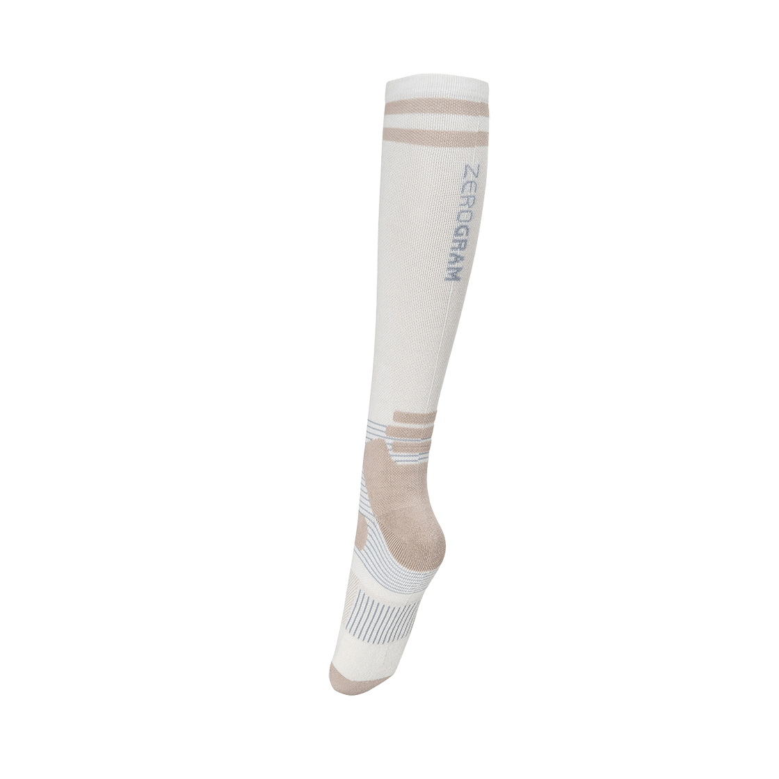 제로그램 트레일하이커 에어로쿨 니삭스(Zerogram Trailhiker Aerocool Knee Socks Light Beige) - 2