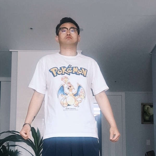 Uniqlo UT x Pokemon Graphic T-Shirt 1A White 착용 스타일