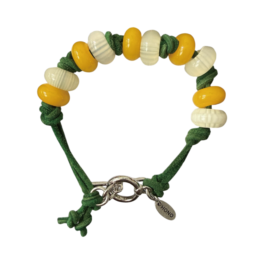 호노 리포트 카우 스웨이드 브레이슬릿 그린(Hono Report Cow Suede Bracelet Green)
