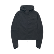 NOMANUAL Stretch Hooded Jacket Black