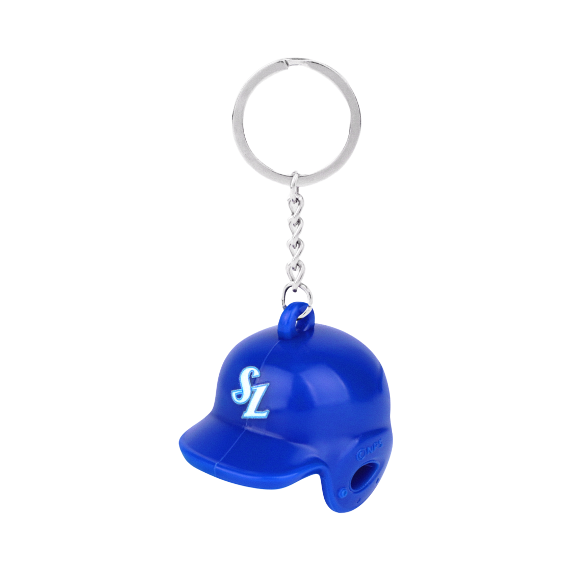 노플라스틱선데이 X KBO 야구 헬멧 키링 삼성 라이온즈(Noplasticsunday X KBO Baseball Helmet Keyring Samsung Lions)
