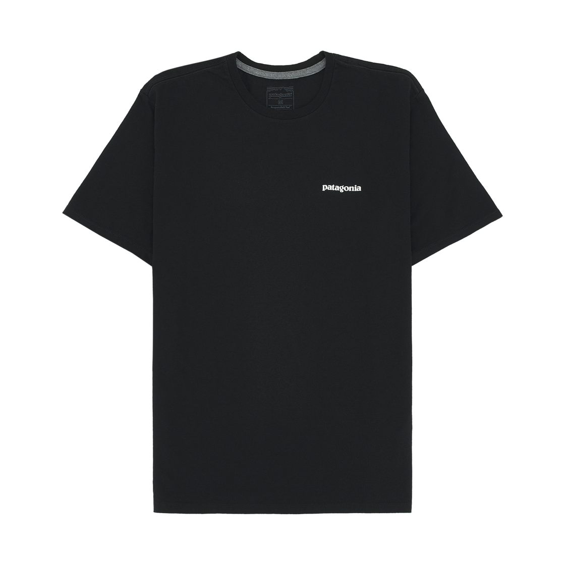 파타고니아 P-6 로고 리스폰시빌리티 숏슬리브 블랙(Patagonia P-6 Logo Responsibili-Tee S/S Black) - 2
