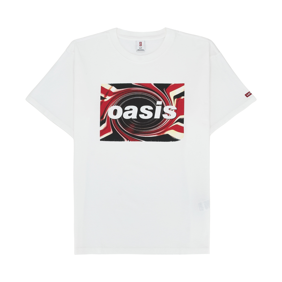 리바이스 x 오아시스 유니온 잭 티셔츠 화이트(Levi's x Oasis Union Jack T-Shirt White)