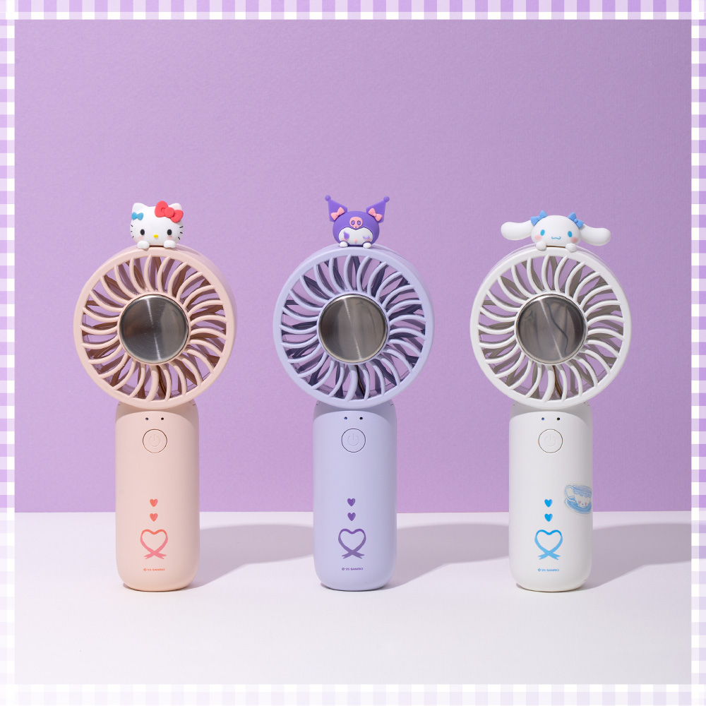 로이체 산리오 캐릭터즈 냉각패드 쿨링 BLDC 미니 핸디팬 휴대용 선풍기(Royche Sanrio Characters Cooling Pad BLDC Mini Handheld Fan) - 6