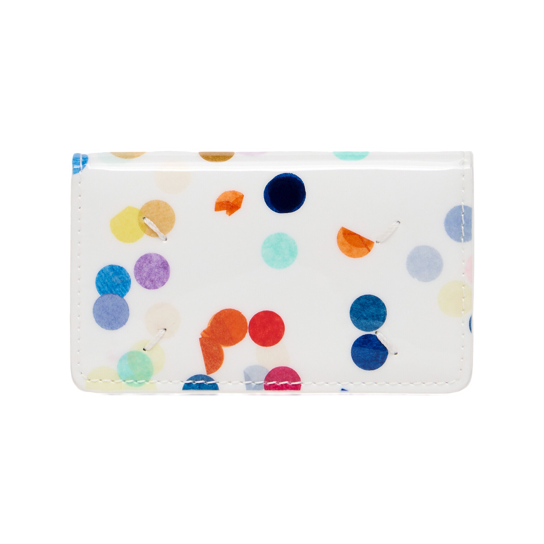 SA3VX0008P7793HB632 Maison Margiela Clip Card Holder White
