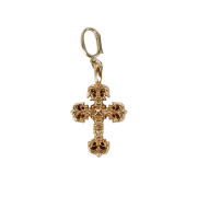 Chrome Hearts 22K Filigree Tiny Cross Pendant