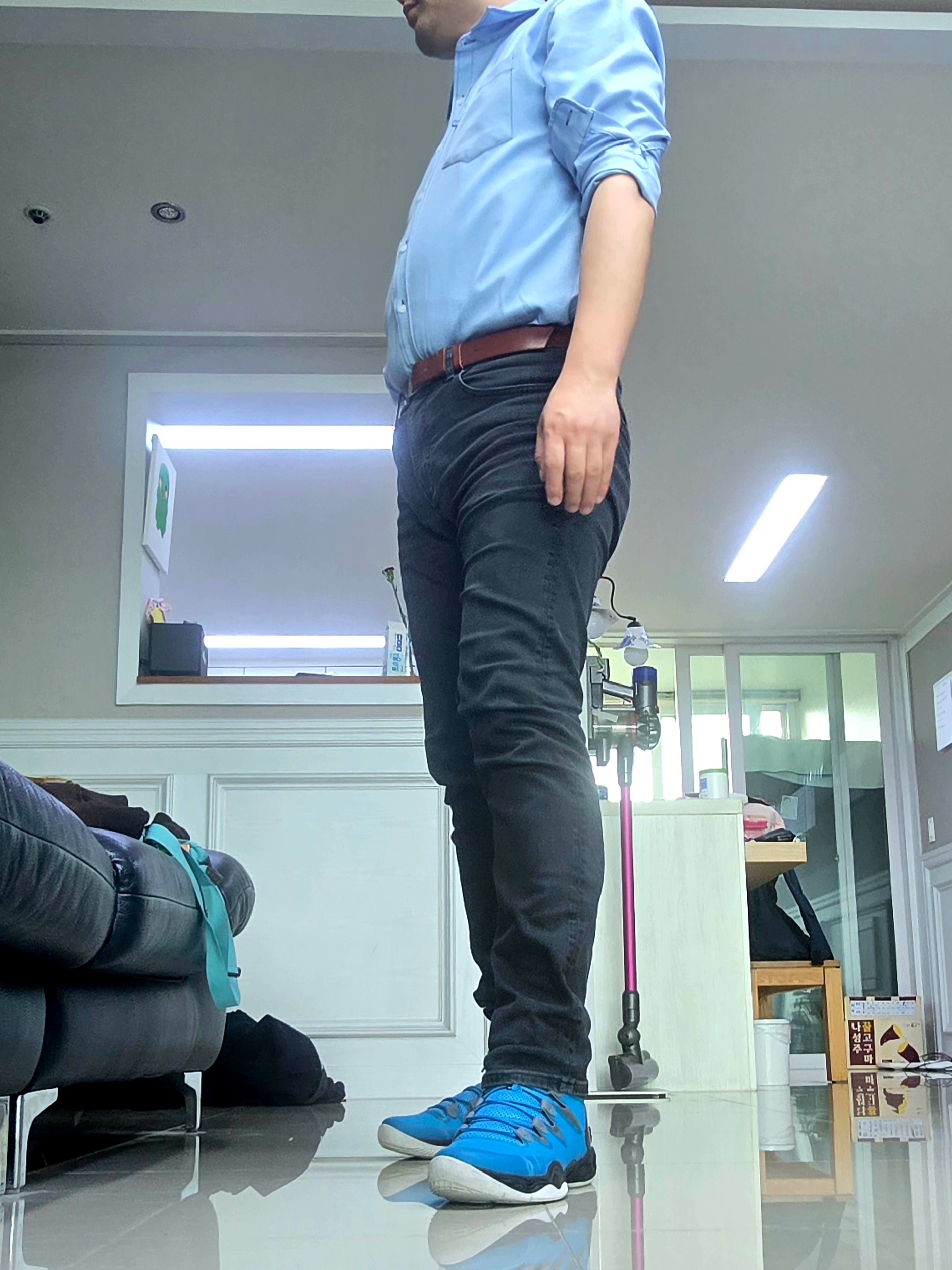 Jordan XX8 SE Powder Blue 착용 스타일