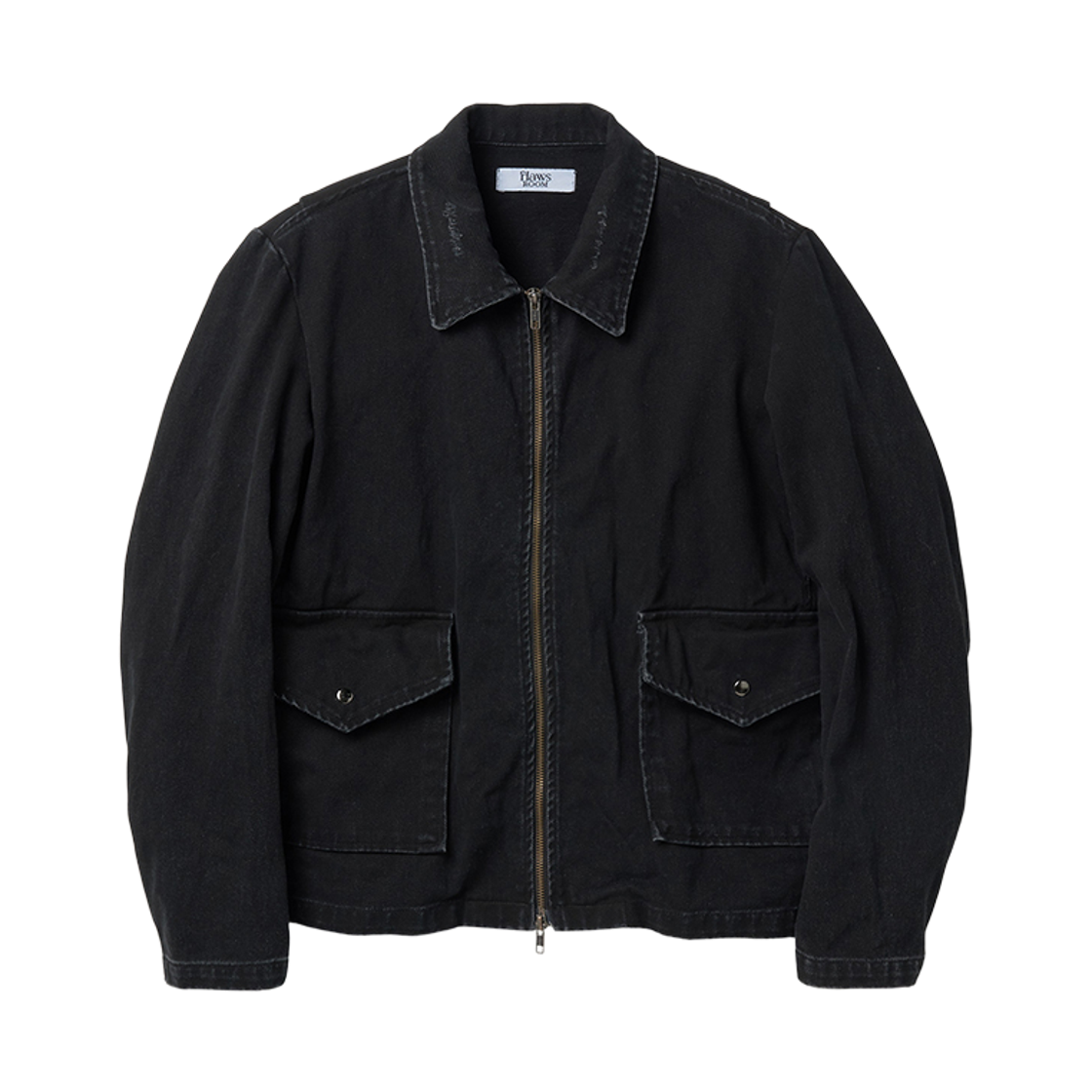 FL2419 Flawsroom Vintage Washed Jacket Charcoal