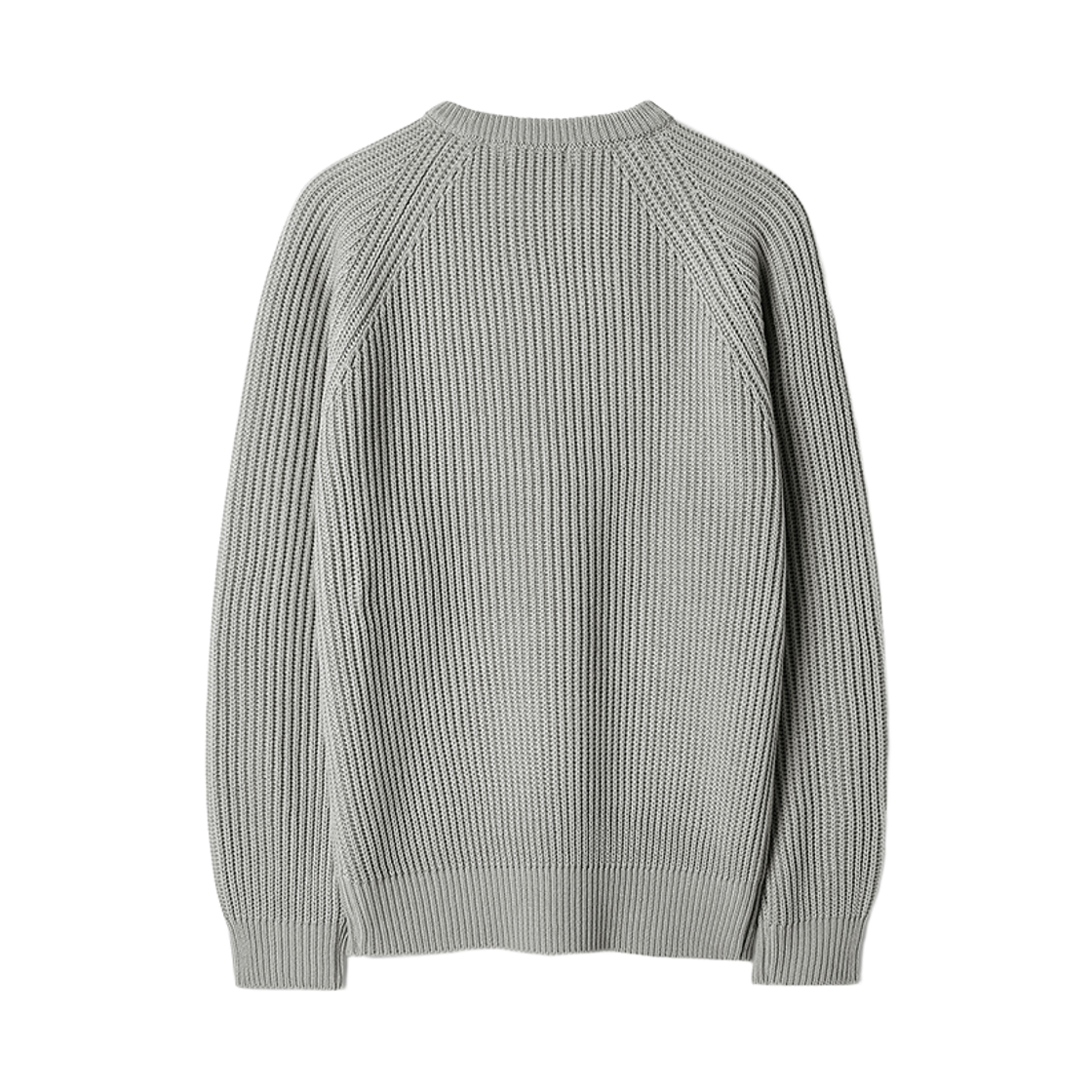 플로즈룸 에센셜 크롭 레글런 니트 라이트 그레이(Flawsroom Essential Crop Reglan Knit Light Grey) - 2