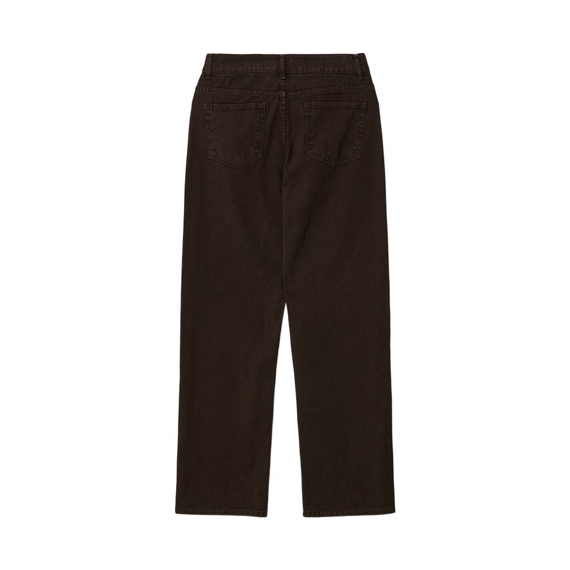 플로즈룸 딥 브라운 스트레이트 데님 팬츠(Flawsroom Deep Brown Straight Denim Pants) - 2