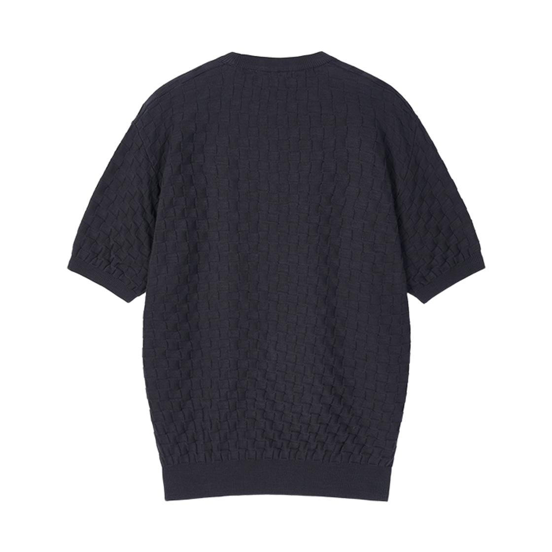 플로즈룸 스퀘어 위빙 코튼 니트 블루이시 그린(Flawsroom Square Weaving Cotton Knit Bluish Green) - 2