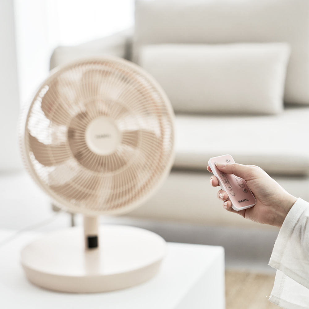 한일 AI 스마트 자동 온도 조절 선풍기 보관가방 포함 리모컨 스탠드 선풍기 BBF-AI12(Hanil AI Smart Fan Remote Control Stand Fan with Storage Bag BBF-AI12) - 4