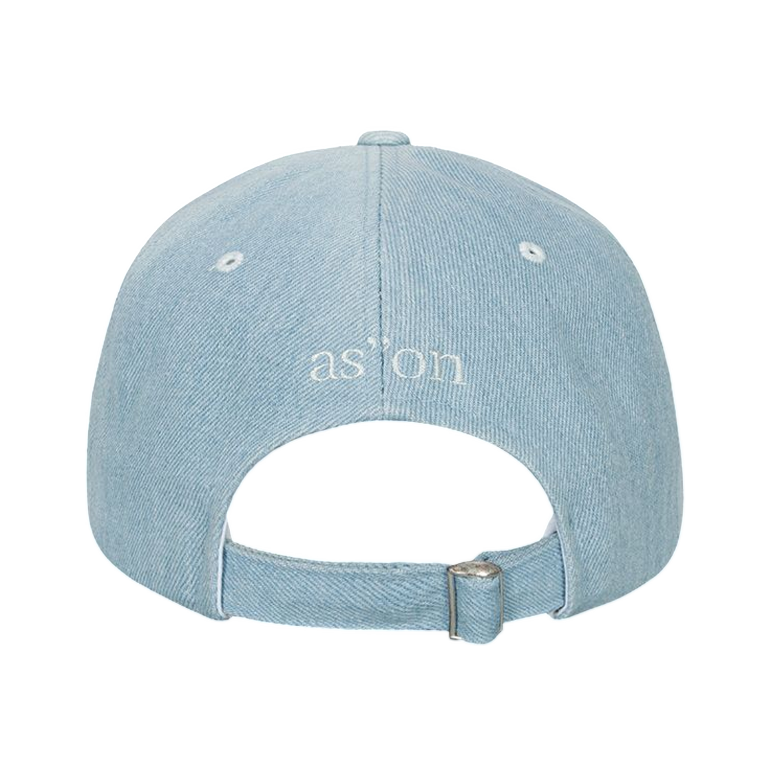 애즈온 데님 패치 볼캡 라이트 블루(Ason Denim Patch Ball Cap Light Blue) - 3