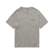 Polyteru Raw Cut Pocket T-Shirt Beige