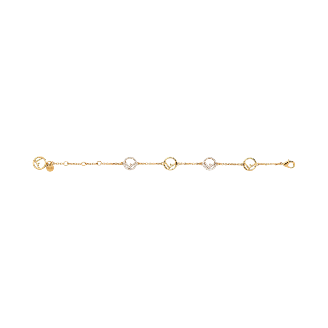 (W) 펜디 F 이즈 펜디 브레이슬릿 골드((W) Fendi F is Fendi Bracelet Gold)