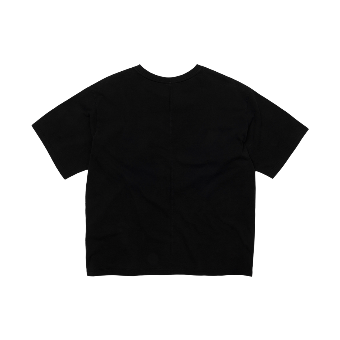 리오므 커브드 인시전 워시드 반팔티 블랙(Riomeu Curved Incision Washed Short Sleeve T-shirt Black) - 2