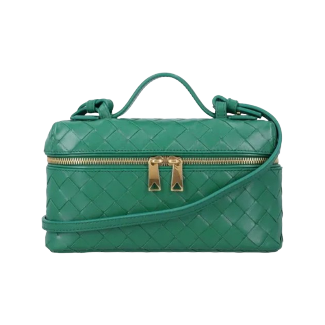 789109V3IV13197 Bottega Veneta Bang Bang Vanity Case Green