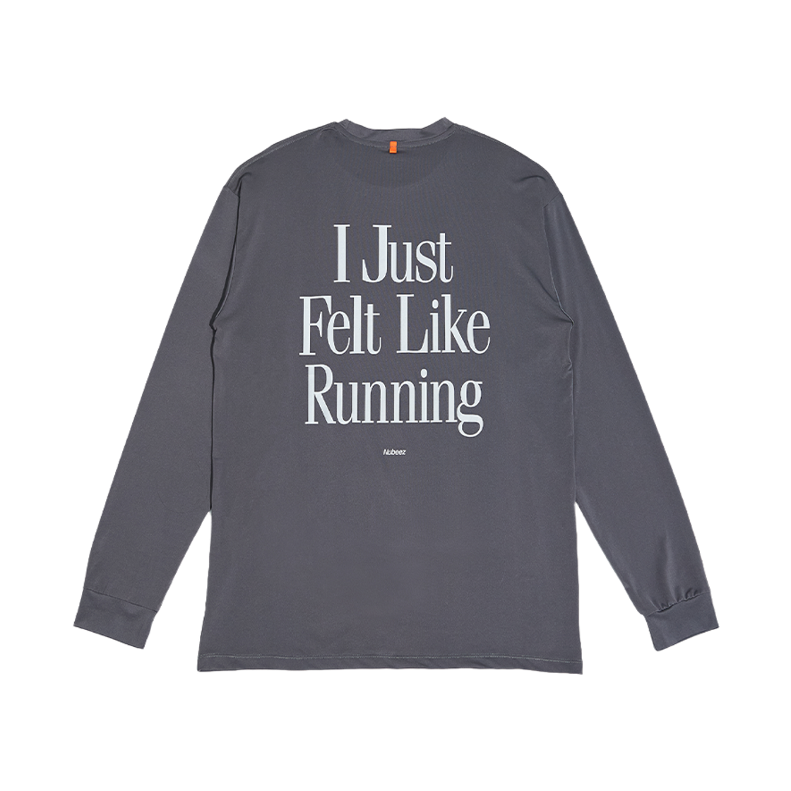 누비즈 펠트 라이크 러닝 롱슬리브 다크그레이(nubeez Felt Like Running Long Sleeves Dark Grey) - 1