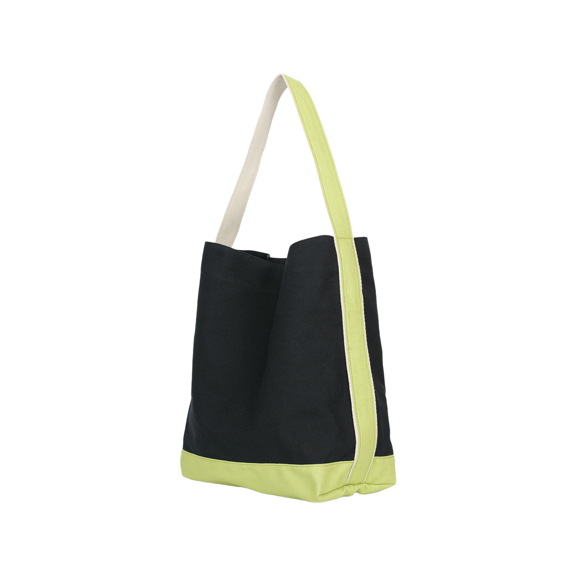 마지언타이틀 캔버스 램블백 네이비 라임(MAZIUNTITLED Canvas Ramble Bag Navy Lime)