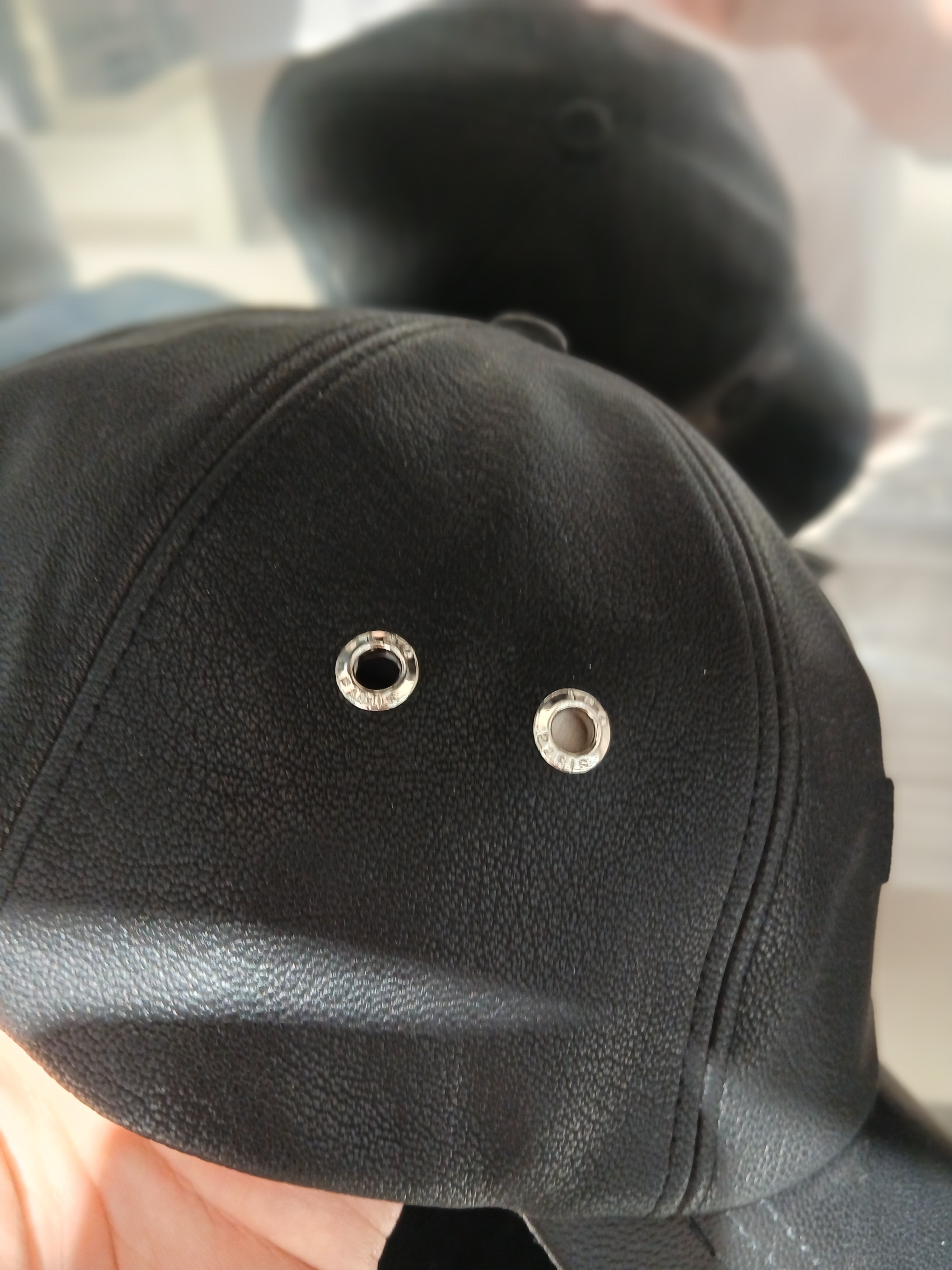 Iro Basic Logo Cotton Ball Cap Pink 착용 스타일 - 3