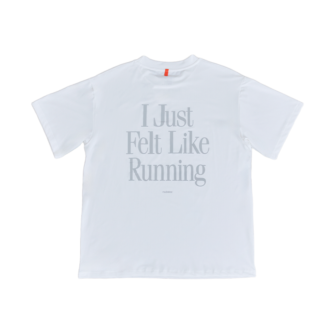누비즈 펠트 라이크 러닝 숏슬리브 오프 화이트(nubeez Felt Like Running Short Sleeves Off White)