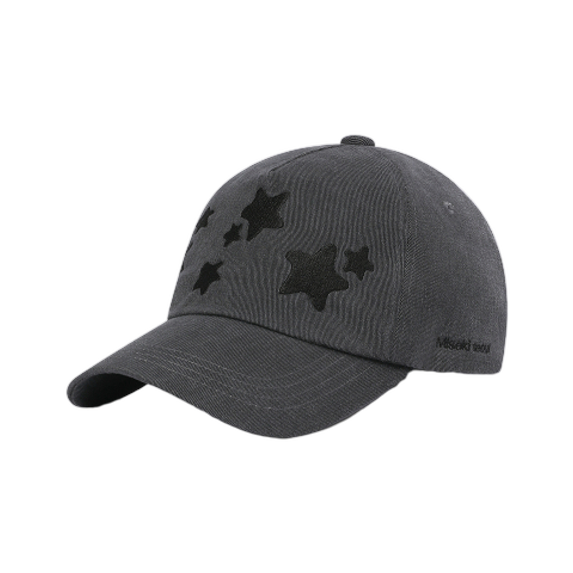 미세키서울 미드나잇 스타 로고 볼캡 차콜(Miseki Seoul Midnight Stars Logo Ball Cap Charcoal) - 2