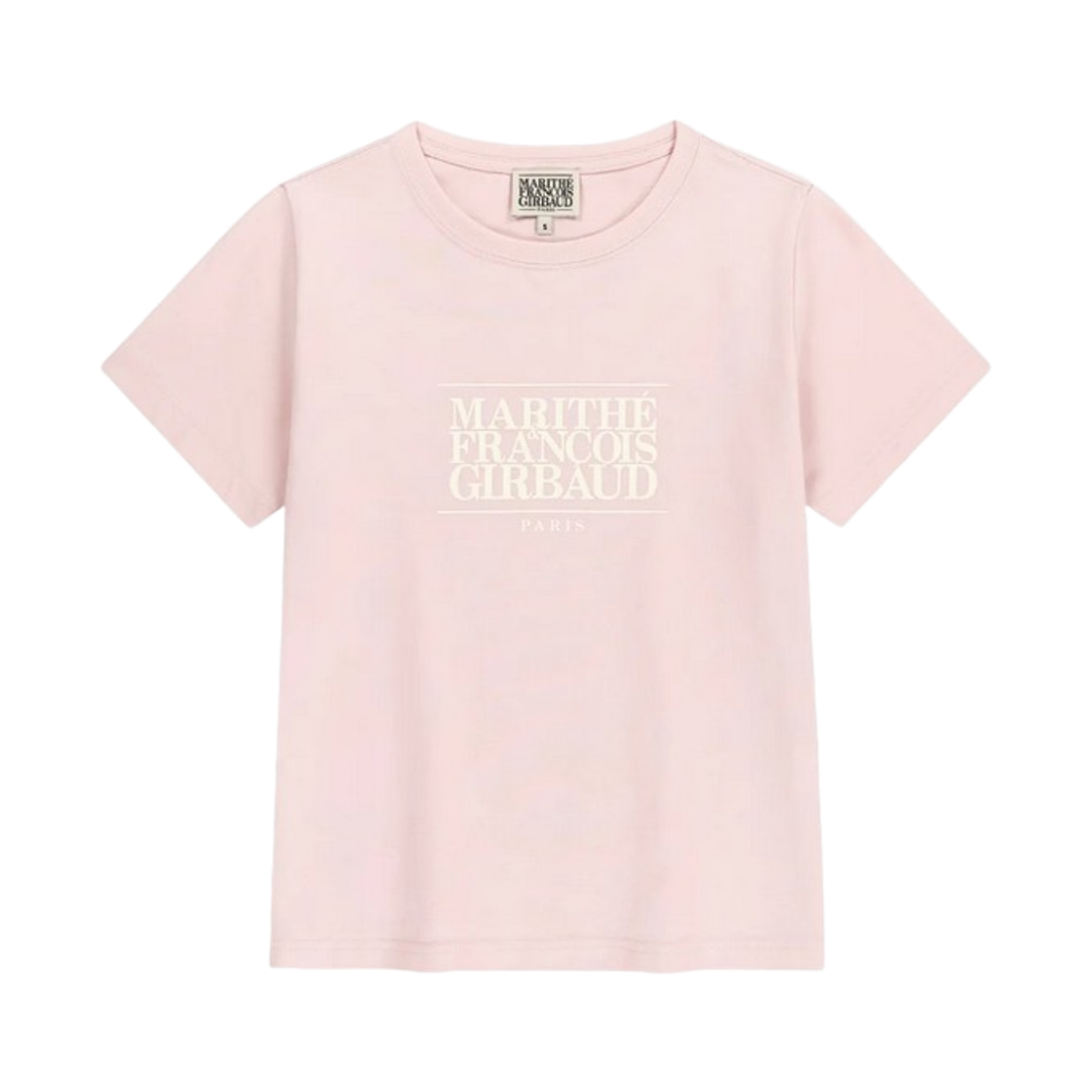 (W) ๋ง๋ฆฌ๋ผ ํ๋์์ ์ ๋ฒ ํด๋์ ๋ก๊ณ ํฐ์
์ธ ๋ผ์ดํธ ํํฌ((W) Marithe Francois Girbaud Classic Logo T-Shirt Light Pink)