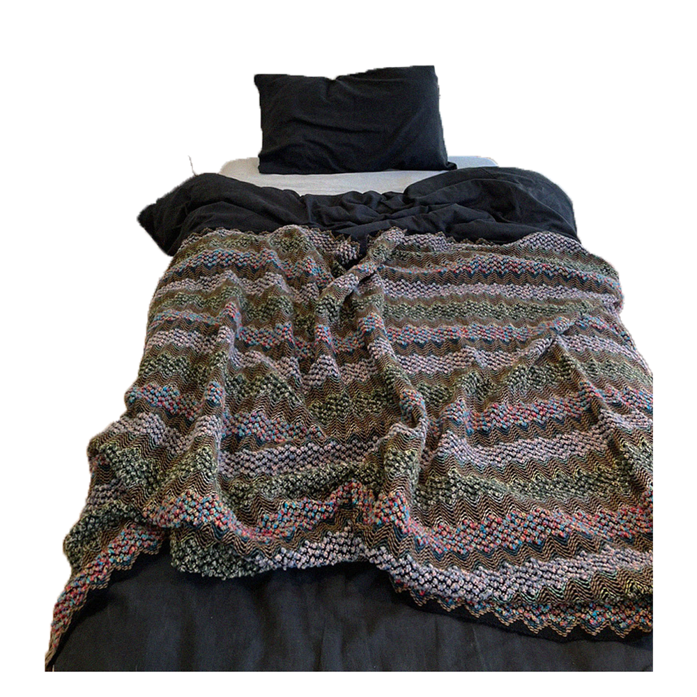 무성화 카뮈 보헤미안 블랭킷 캠핑 담요 쇼파커버 125x200cm(MUSEONGHWA Camus Bohemian Blanket Camping Blanket Sofa Cover 125×200 cm) - 1