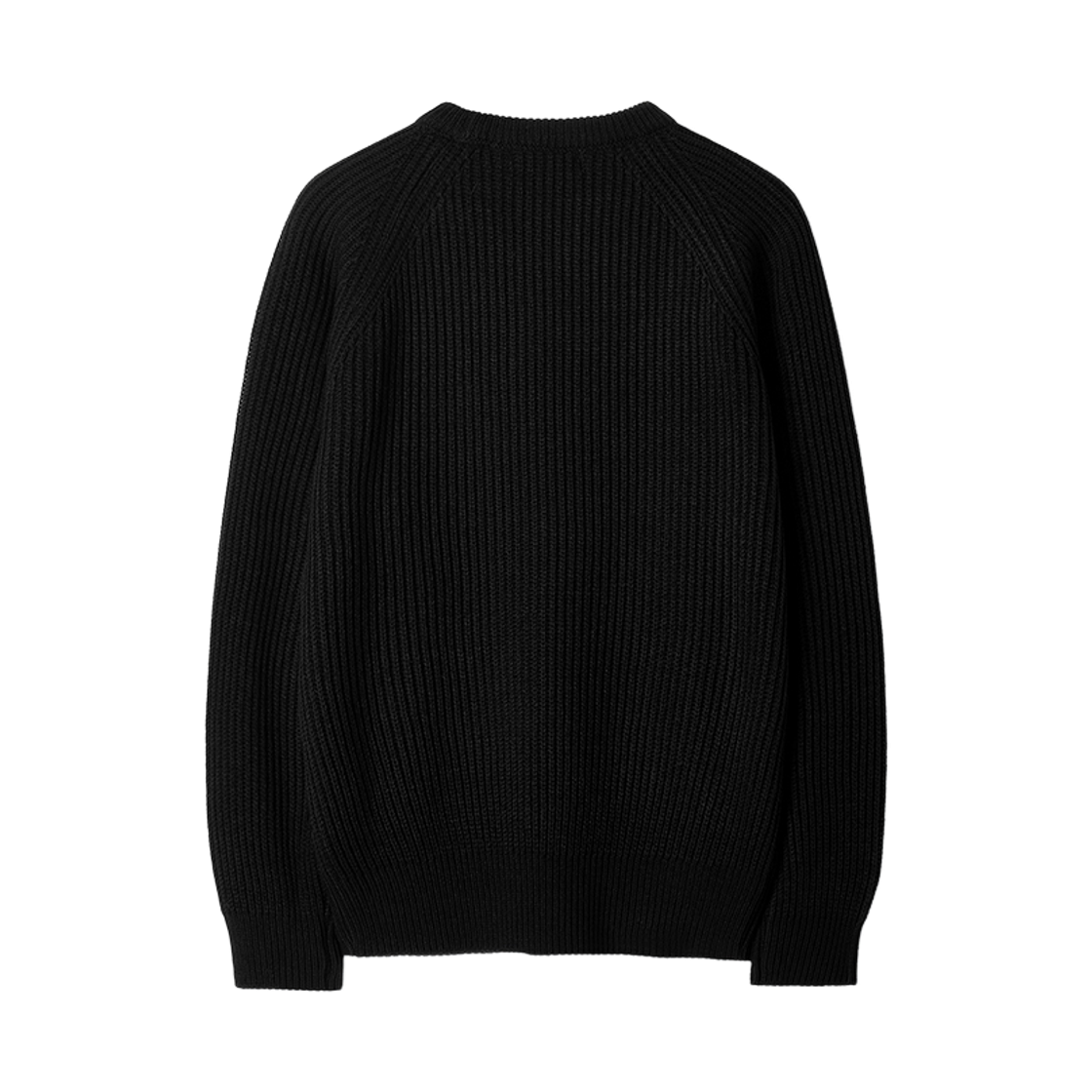 플로즈룸 에센셜 크롭 레글런 니트 블랙(Flawsroom Essential Crop Reglan Knit Black) - 2