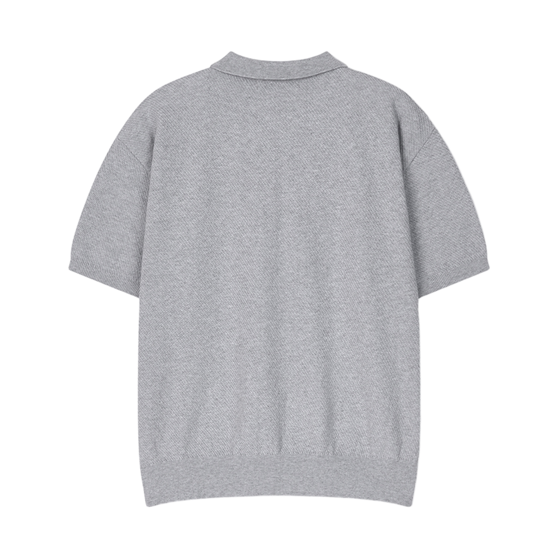 플로즈룸 퓨어 코튼 카라 니트 그레이(Flawsroom Pure Cotton Collar Knit Grey) - 2