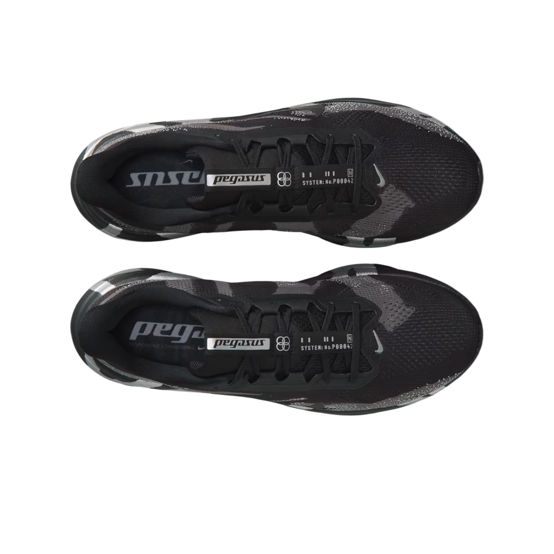 나이키 에어 줌 페가수스 42 블랙 미디움 애쉬(Nike Air Zoom Pegasus 42 Black Medium Ash) - 2
