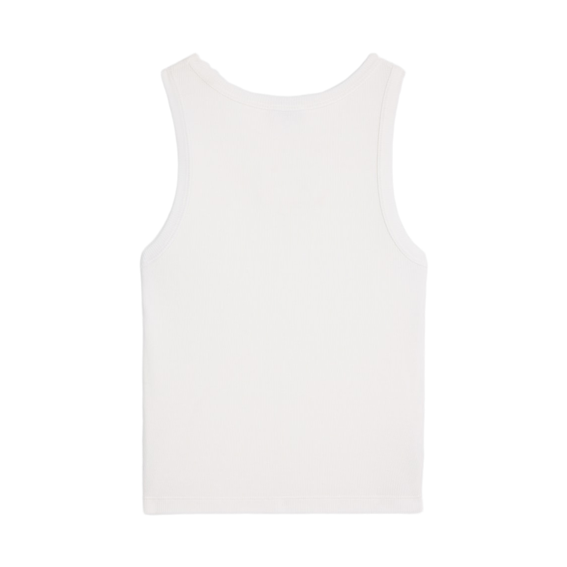 (W) 셀린느 트리옹프 탱크탑 립드 코튼 오프 화이트((W) Celine Triomphe Tank Top in Ribbed Cotton Off White) - 2