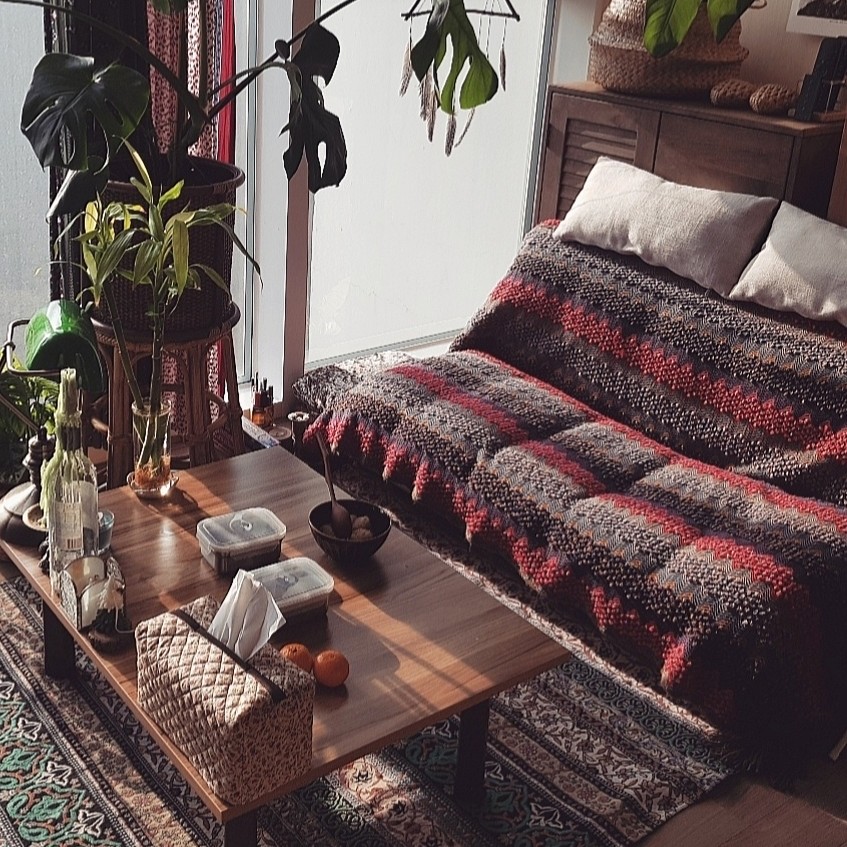 무성화 카뮈 보헤미안 블랭킷 캠핑 담요 쇼파커버 125x200cm(MUSEONGHWA Camus Bohemian Blanket Camping Blanket Sofa Cover 125×200 cm) - 4