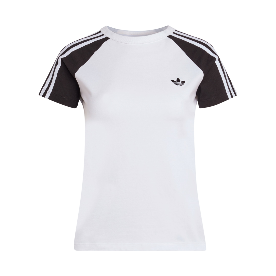 KD3799 (W) Adidas Originals SST T-Shirt White Black - KR Sizing