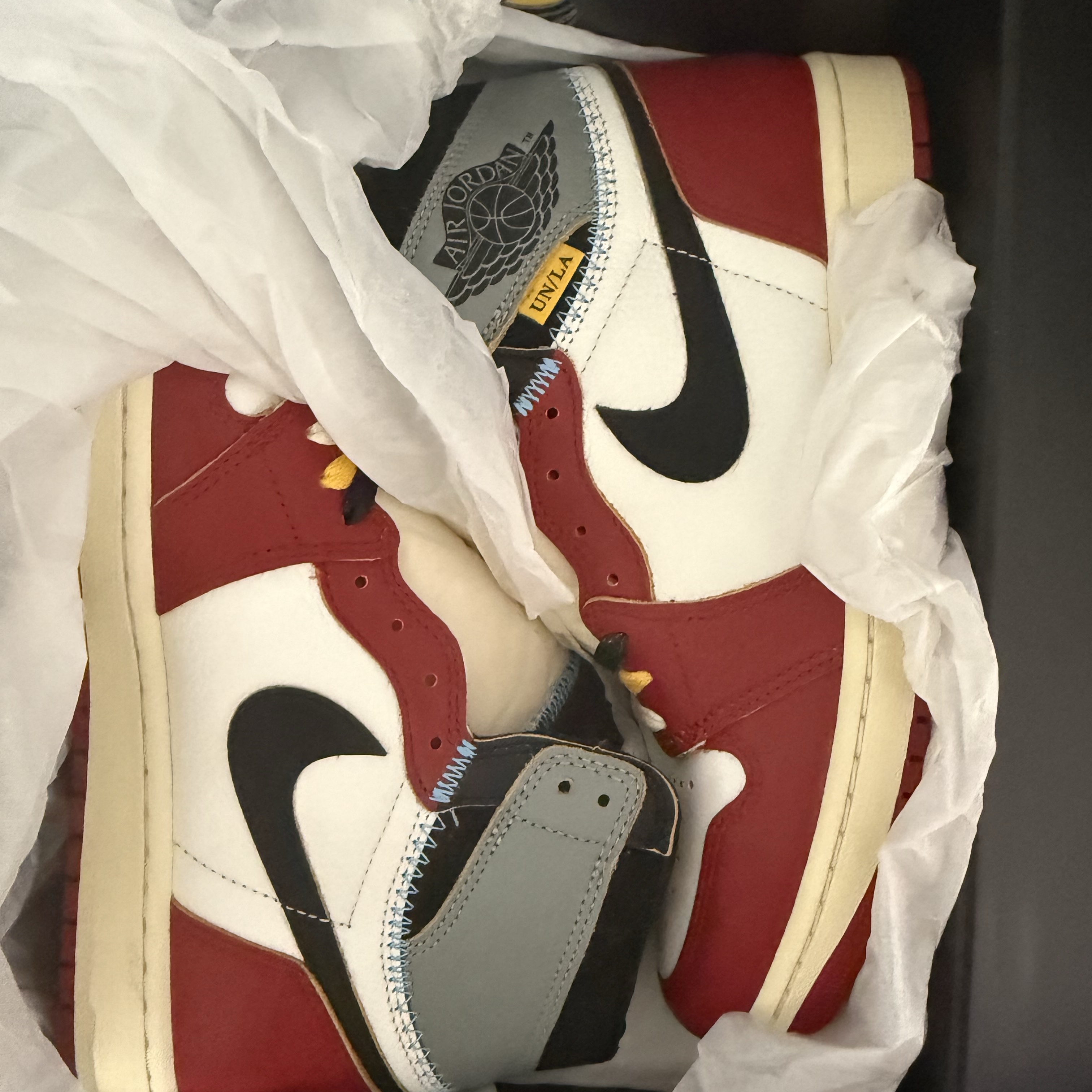 Jordan 1 x Union Retro High OG Chicago Shadow 착용 스타일