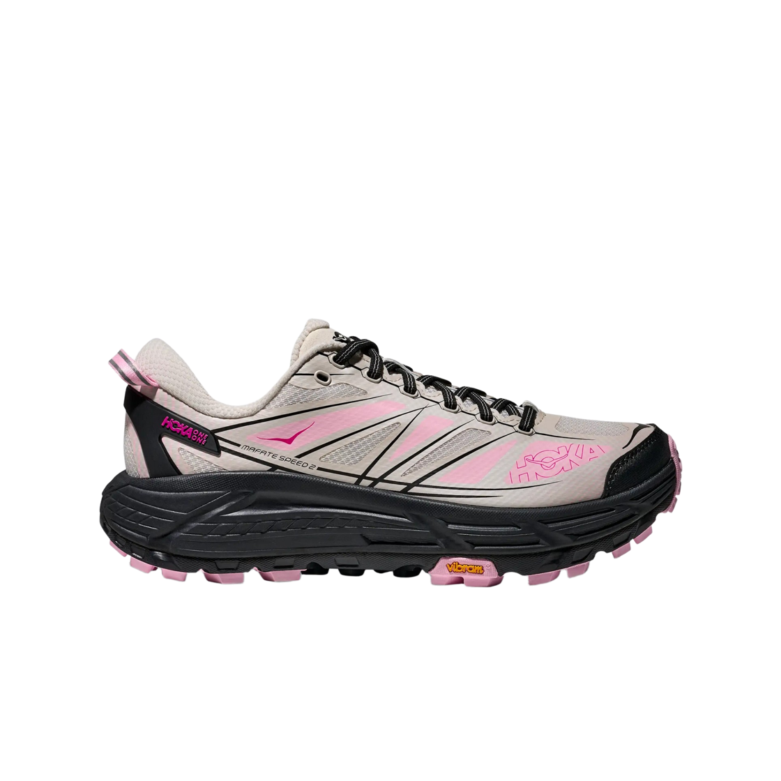 1126851-GTCR Hoka Mafate Speed 2 Grout Carbon Black