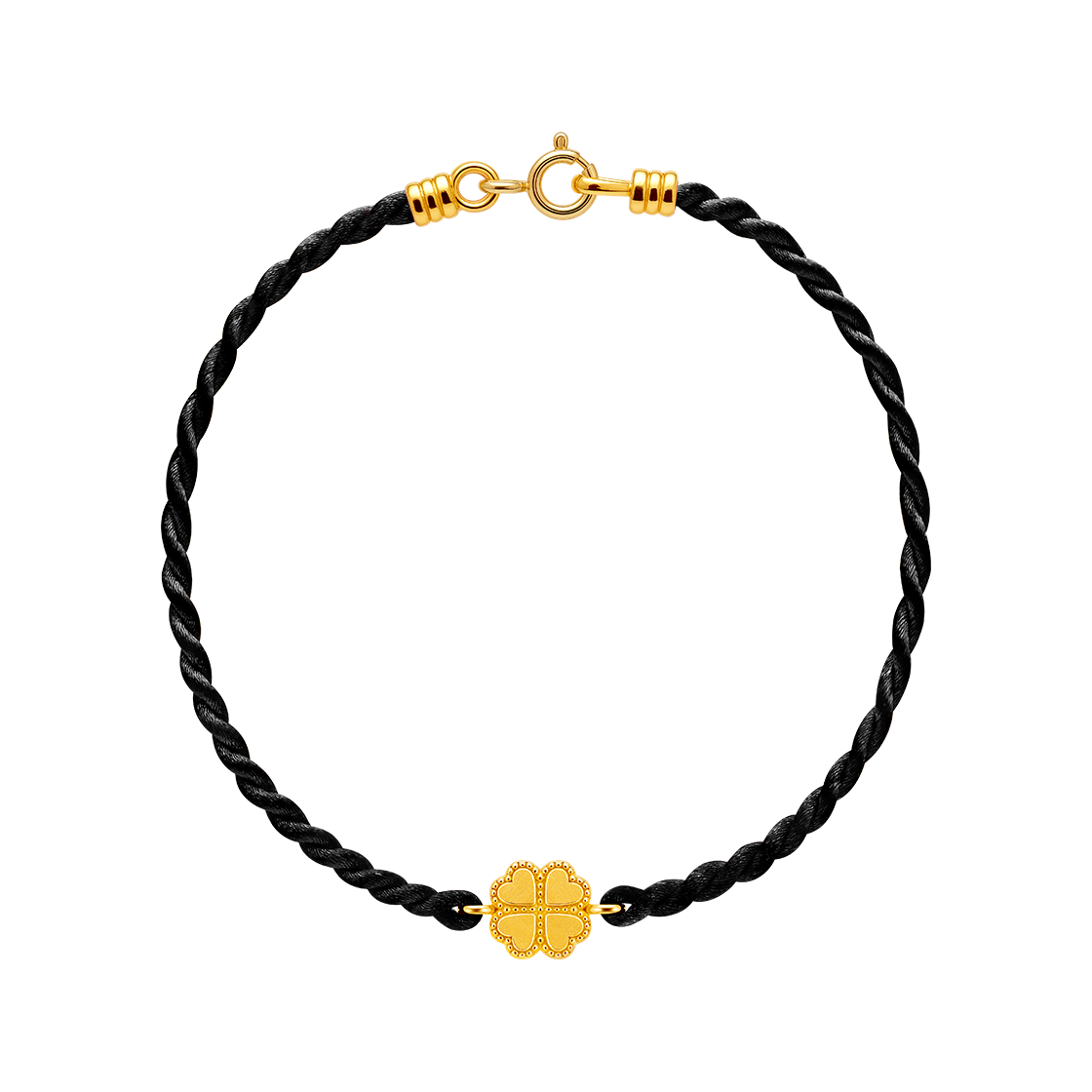 골드팡 24K 루미나 로렛클로버 매듭팔찌(10종 택1)(GOLDPANG 24K Lumina Laurel Clover Knot Bracelet (10 Designs Available))