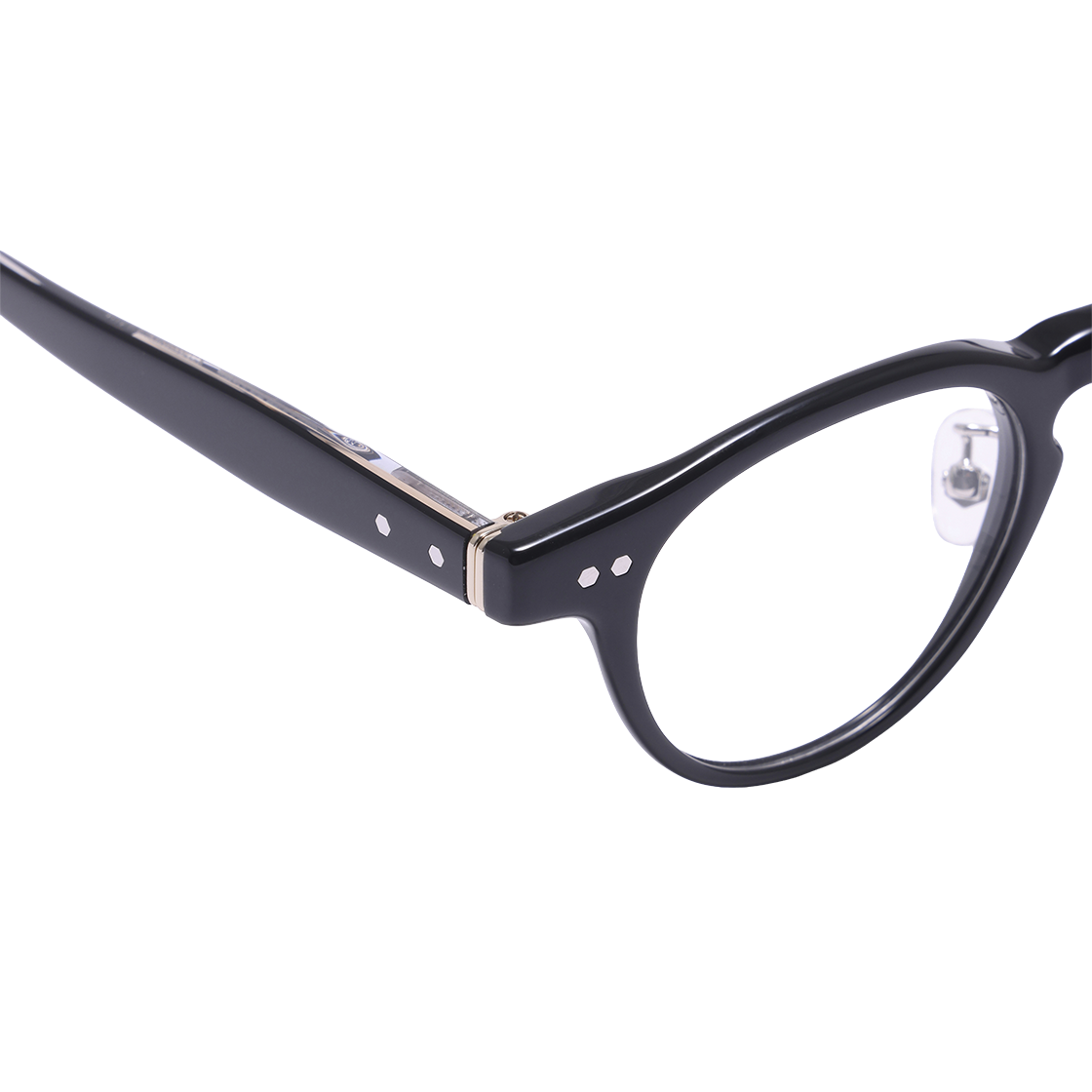 알로아이웨어 [FRAME BLACK] FBG7603 0920G 아세테이트 블랙 안경테(ALO EYEWEAR [FRAME BLACK] FBG7603 0920G acetate black eyeglass frame) - 4