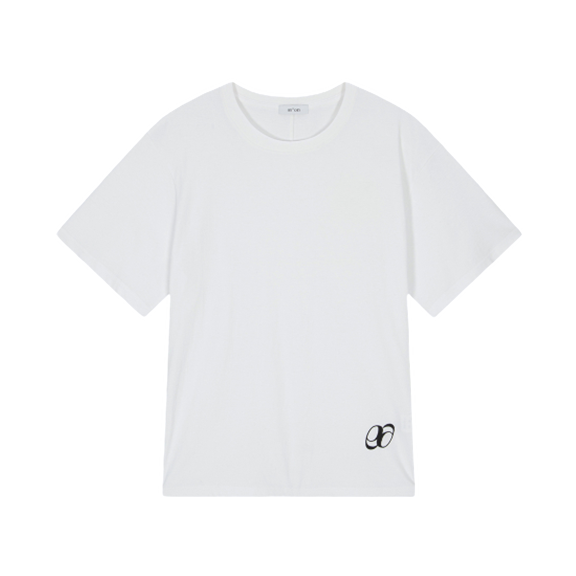 (W) 애즈온 스탠다드 박시 티셔츠 화이트((W) Ason Standard Boxy T-Shirt White) - 1