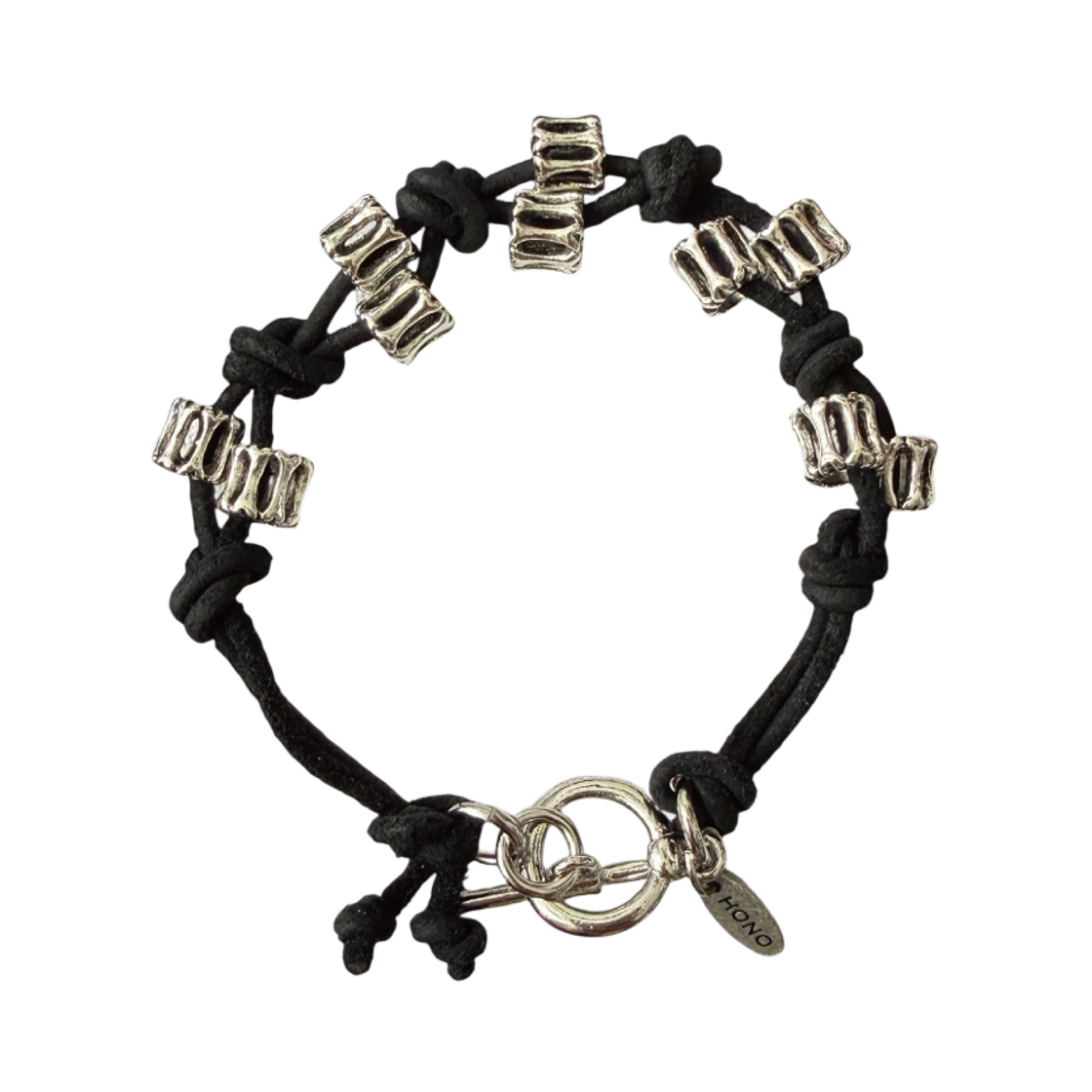 호노 리포트 카우 스웨이드 브레이슬릿 블랙(Hono Report Cow Suede Bracelet Black)