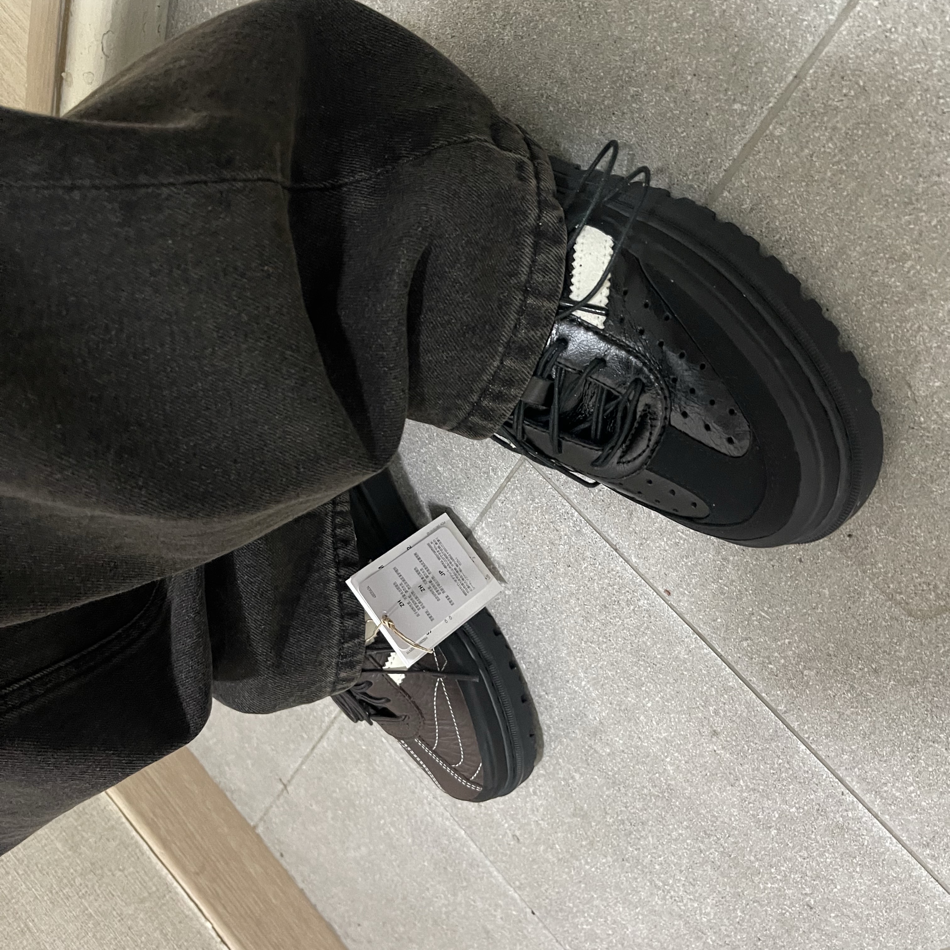 Adidas x Song for the Mute 007 Samba LX Freizeit Black, Adidas x Song for the Mute 007 Samba LX Freizeit Aurora Coffee 착용 스타일